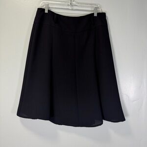 Evan Picone Classic‎ Navy A-Line Skirt Sz 12
